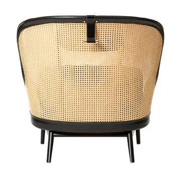 Butaca Dandy - Haya-teñido de negro-cuero Tärnsjö negro - Gärsnäs