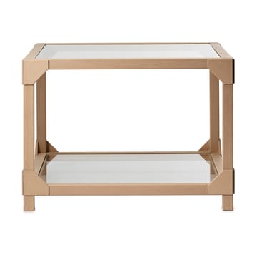 Mesa de Centro Bleck 55x55 cm vidrio - Haya-natural - Gärsnäs