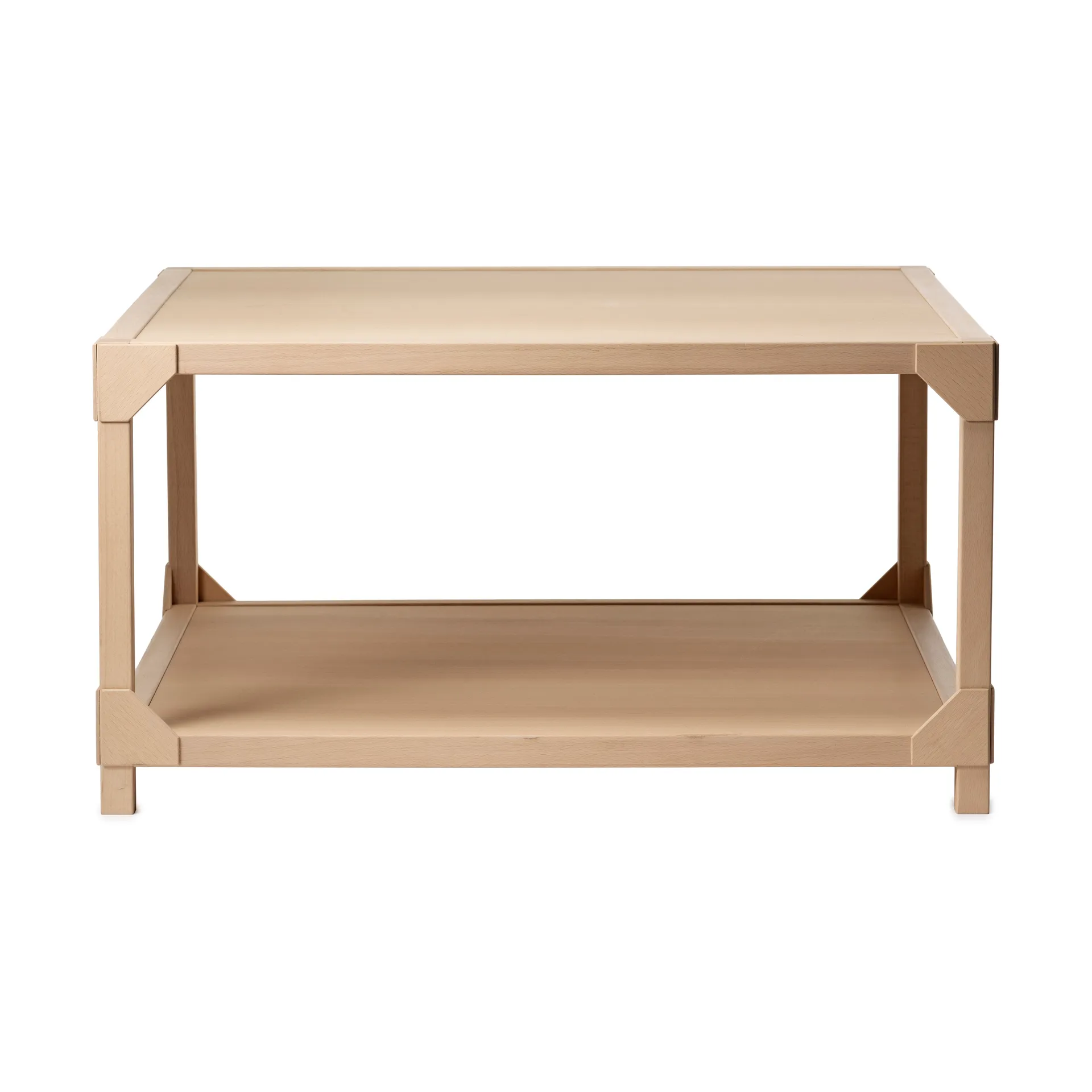 Mesa de centro Bleck 75x75 cm chapada, Haya-natural Gärsnäs