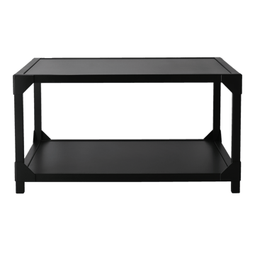 Mesa de centro Bleck 75x75 cm chapada - Haya- teñido de negro - Gärsnäs