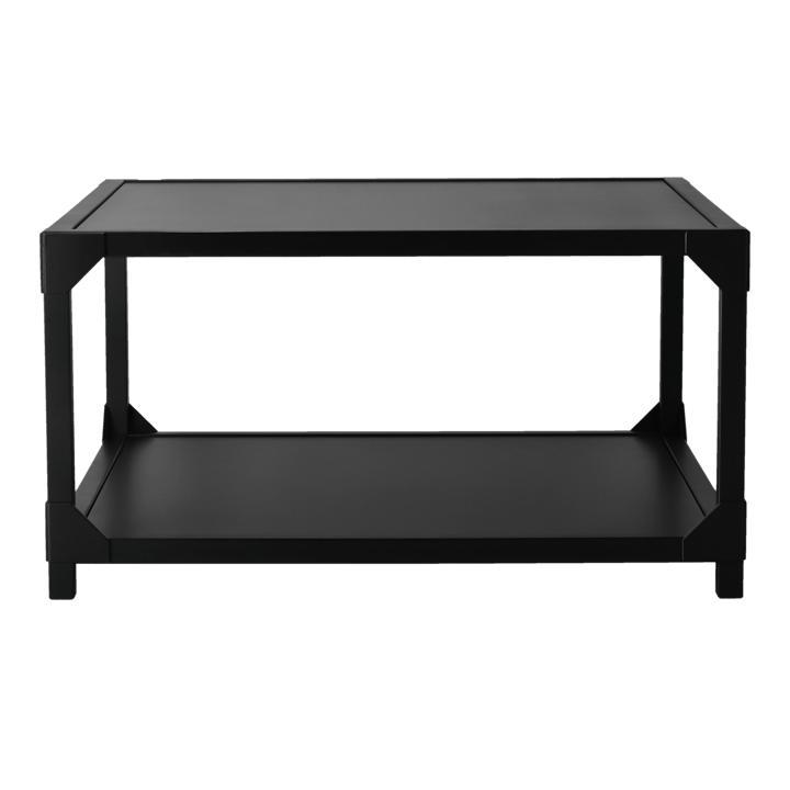 Mesa de centro Bleck 75x75 cm chapada, Haya- teñido de negro Gärsnäs