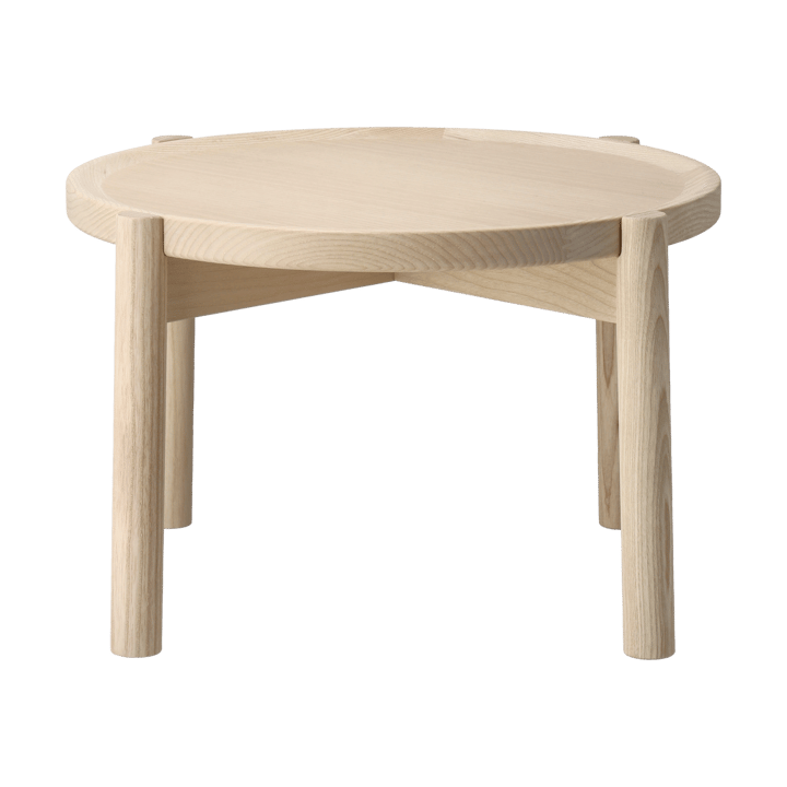 Mesa de centro Elna, Fresno-white-Ø40 cm Gärsnäs