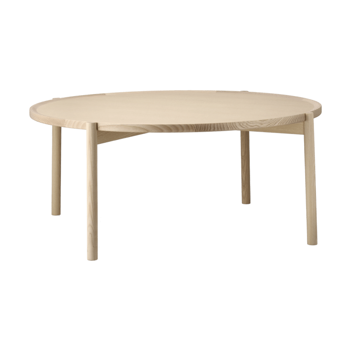 Mesa de centro Elna - Fresno-white-Ø90 cm - Gärsnäs