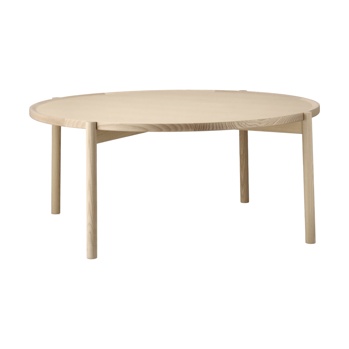 Gärsnäs Mesa de centro Elna Fresno-white-90 cm | Decoración & Diseño Nórdico | Mesas de centro | Beige