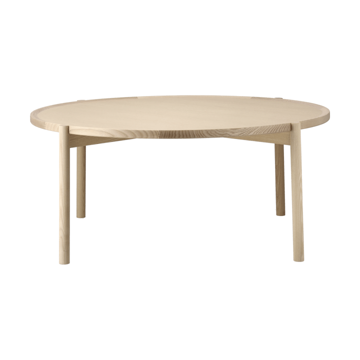 Mesa de centro Elna, Fresno-white-Ø90 cm Gärsnäs
