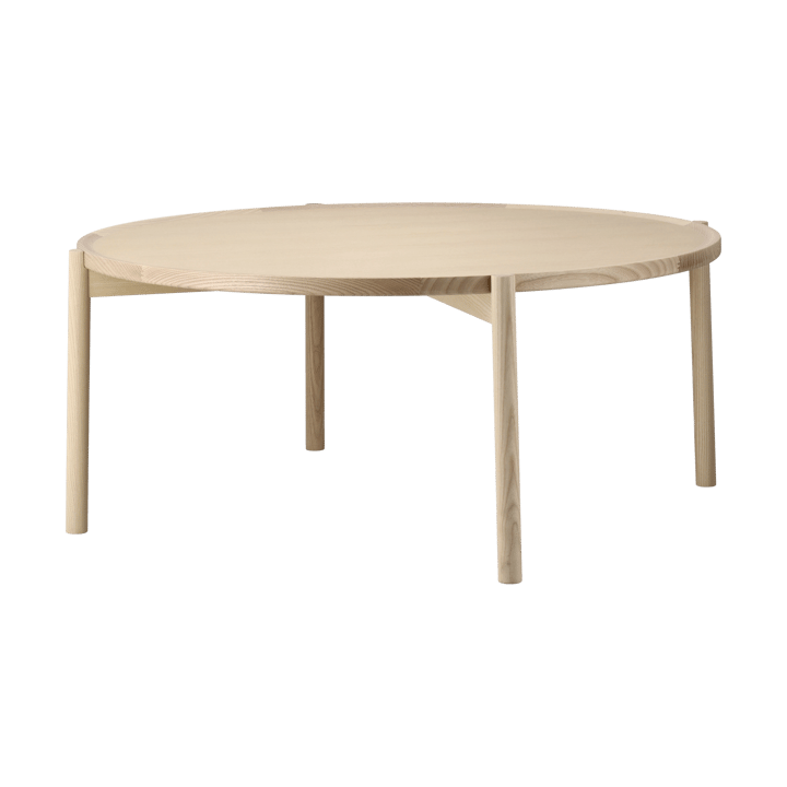 Mesa de centro Elna, Fresno-white-Ø90 cm Gärsnäs