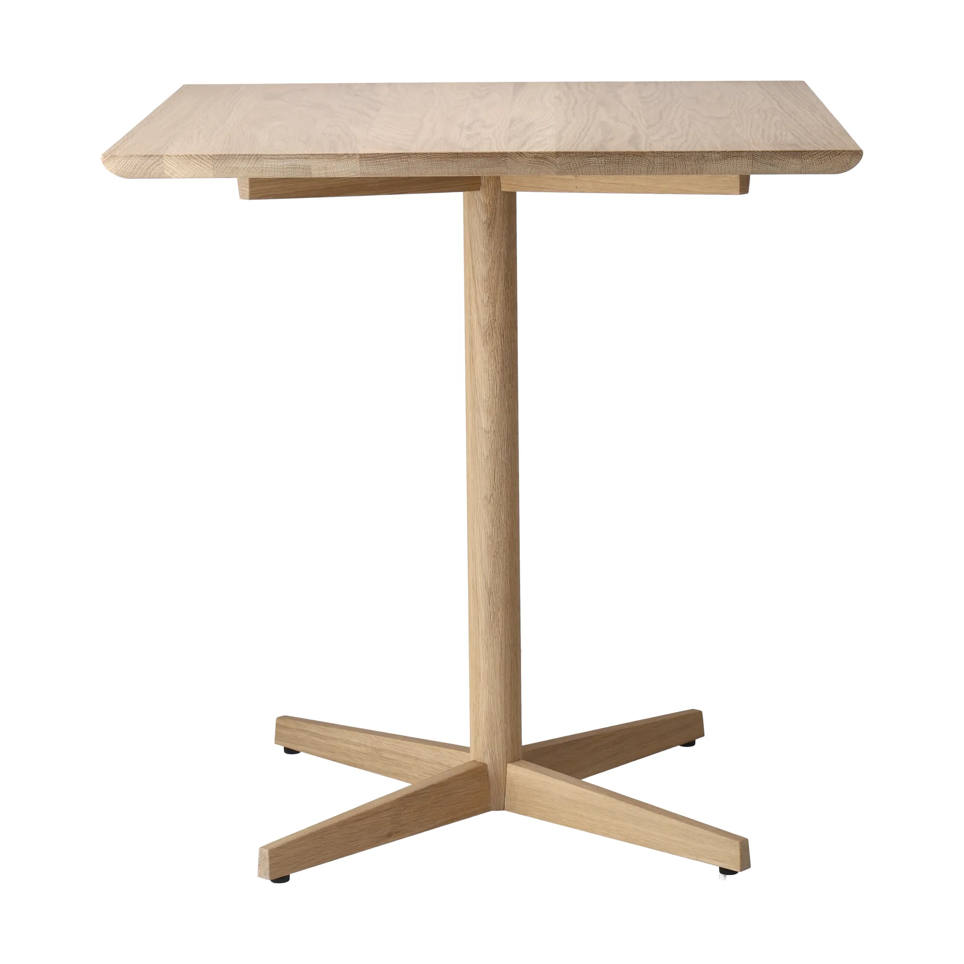 Mesa de comedor con pie Tak 70x70 cm, Monocoat natural Gärsnäs