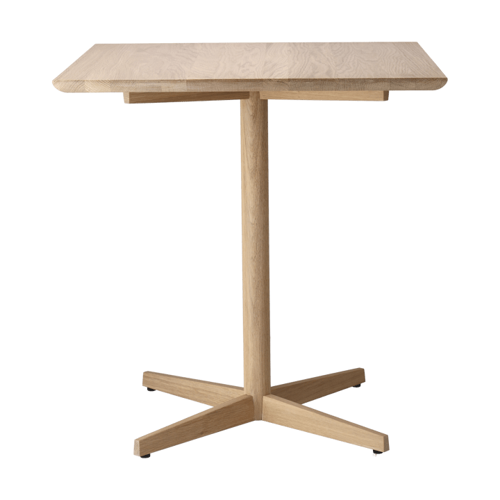 Mesa de comedor con pie Tak 70x70 cm, Monocoat natural Gärsnäs