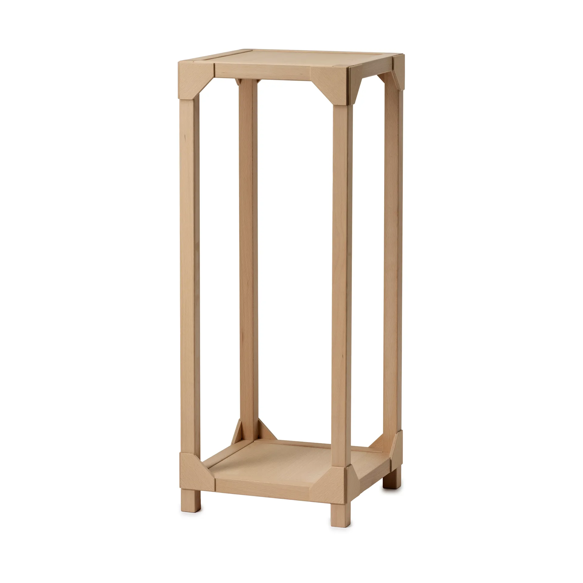 Pedestal Bleck chapado, Haya-natural Gärsnäs