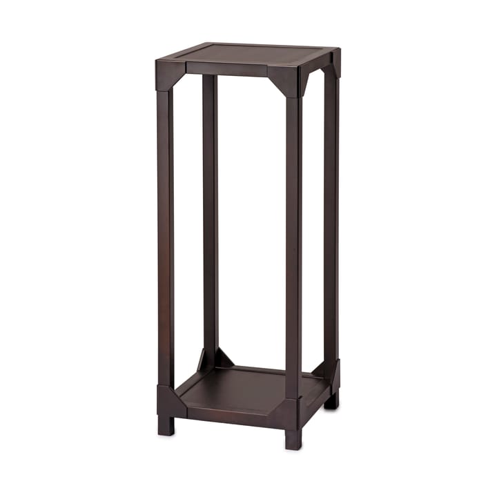 Pedestal Bleck chapado - Haya-teñido de marrón oscuro - Gärsnäs