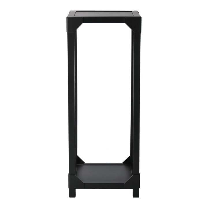 Pedestal Bleck chapado, Haya- teñido de negro Gärsnäs
