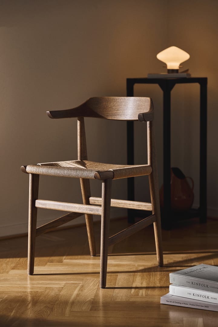 Pedestal Bleck chapado, Haya- teñido de negro Gärsnäs