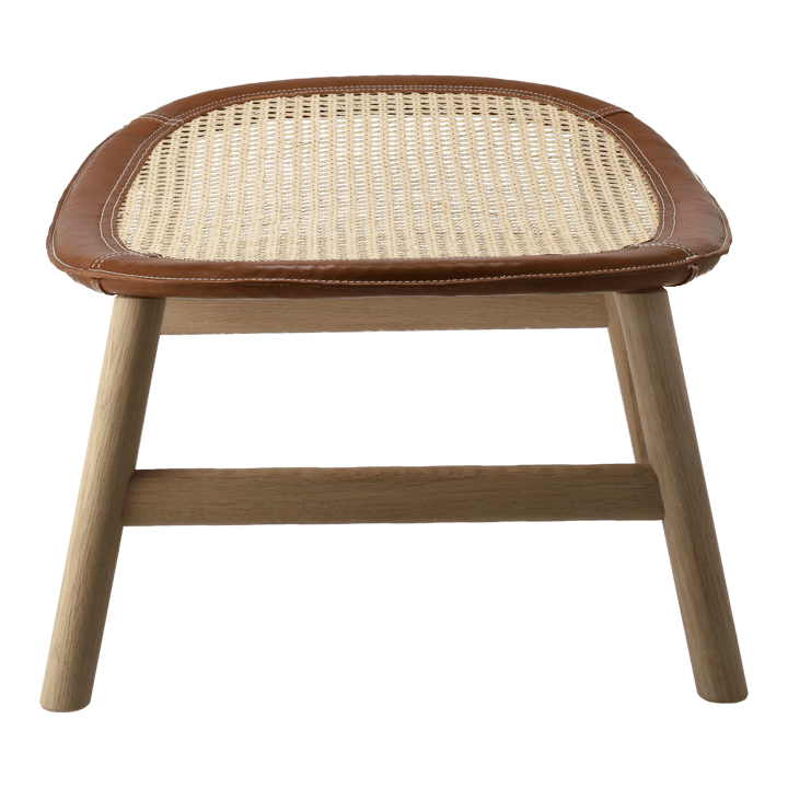 Reposapiés Dandy, Roble-natural-cuero Tärnsjö cognac Gärsnäs