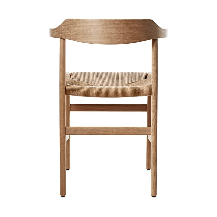 Silla con reposabrazos Hedda, Roble-natural-cordón de papel natural Gärsnäs