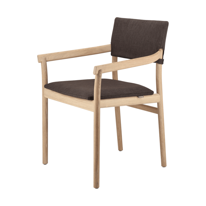 SillA con reposabrazos Vyn respaldo tapizado, Monocoat natural-Lido 46 mole Gärsnäs