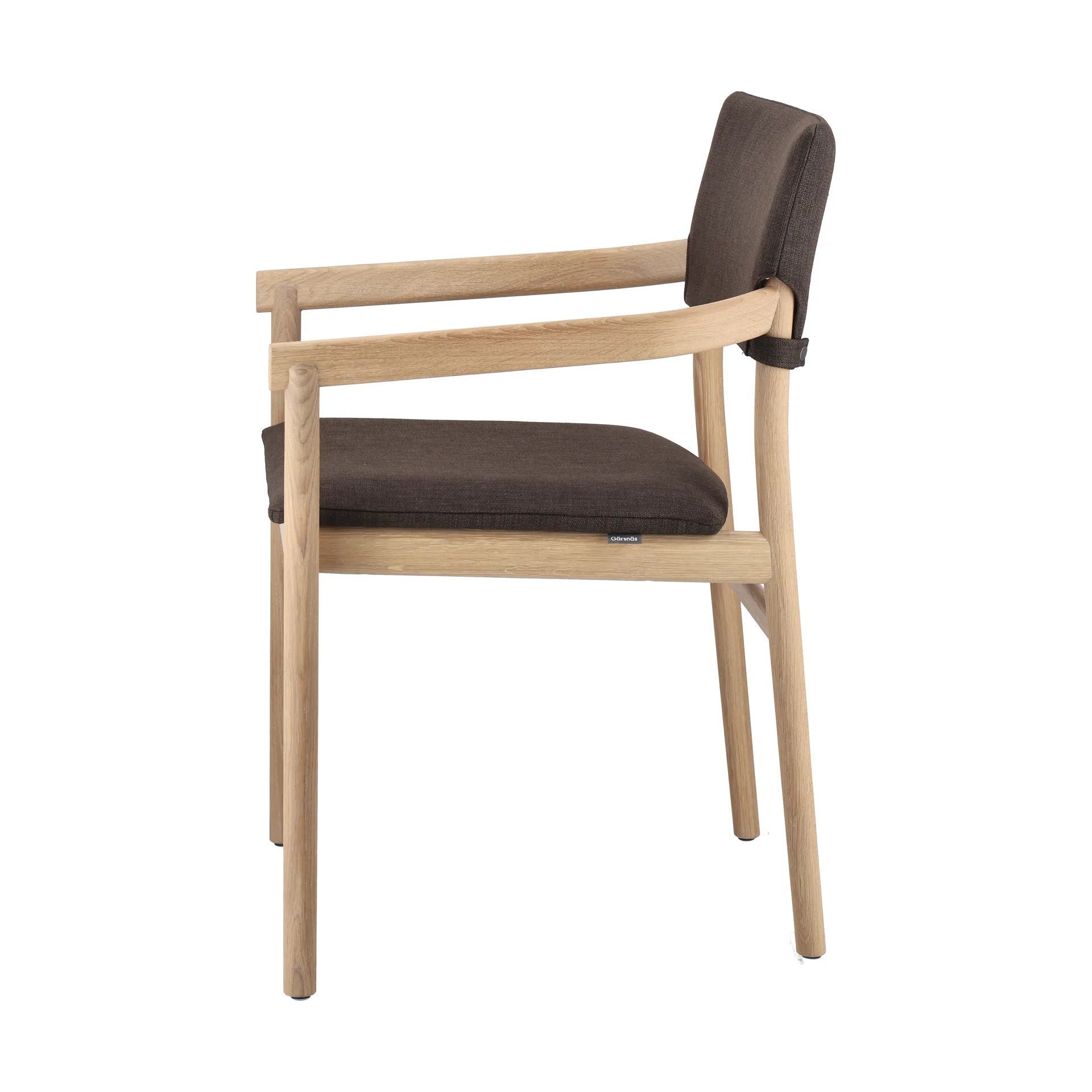SillA con reposabrazos Vyn respaldo tapizado, Monocoat natural-Lido 46 mole Gärsnäs