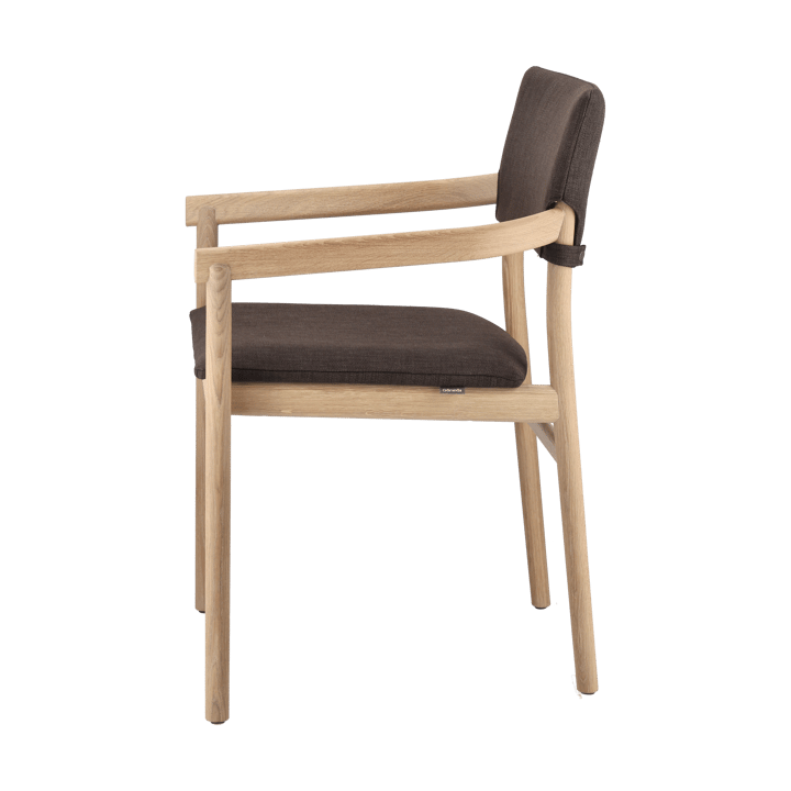 SillA con reposabrazos Vyn respaldo tapizado, Monocoat natural-Lido 46 mole Gärsnäs