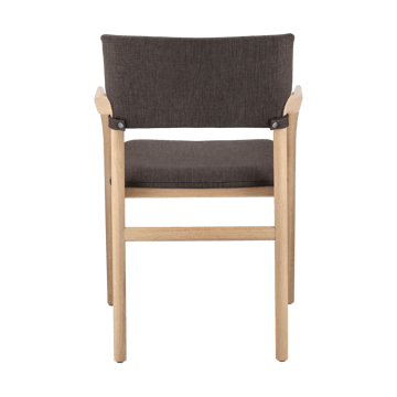 SillA con reposabrazos Vyn respaldo tapizado - Monocoat natural-Lido 46 mole - Gärsnäs