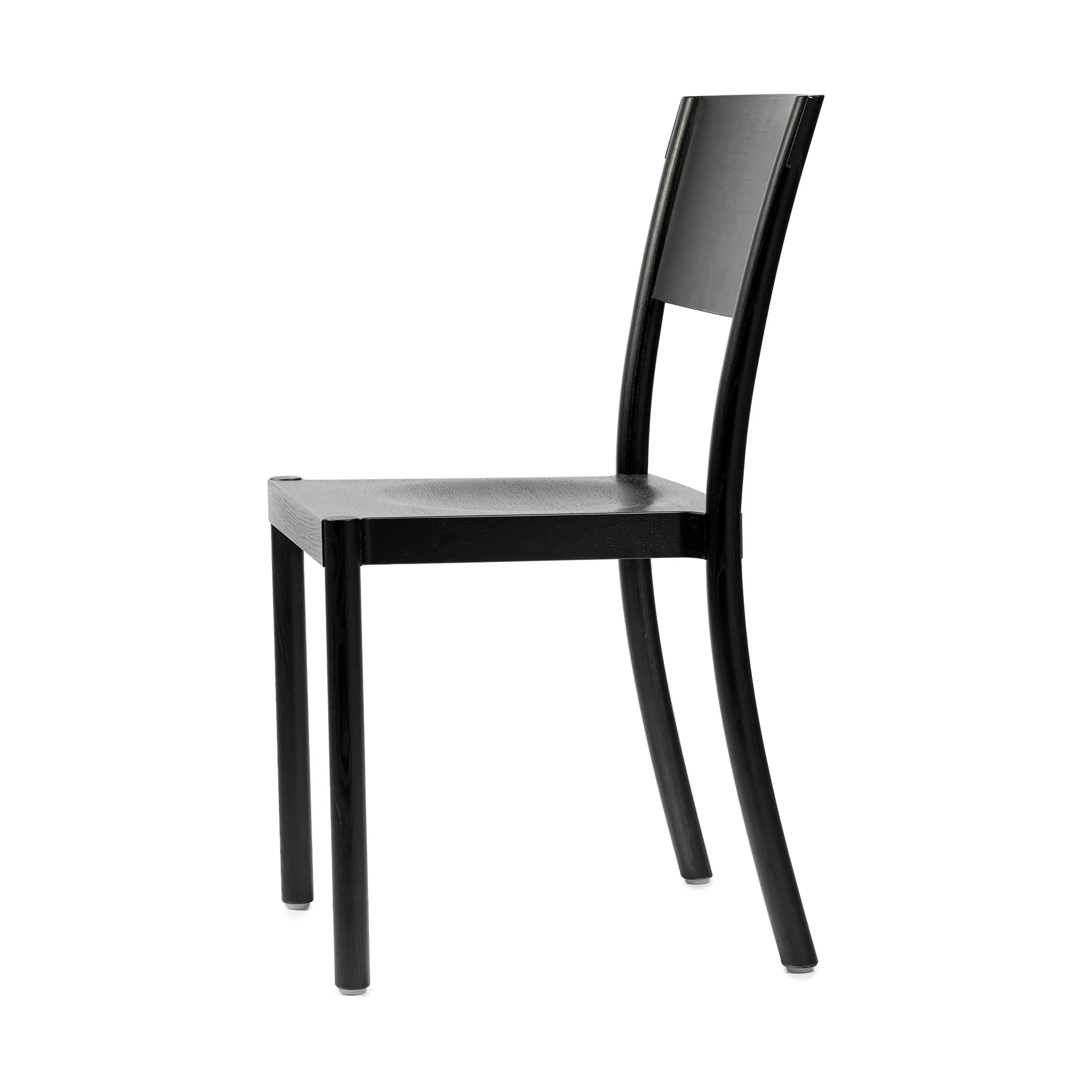 Silla Light & Easy, Fresno-teñido negro-asiento chapado Gärsnäs