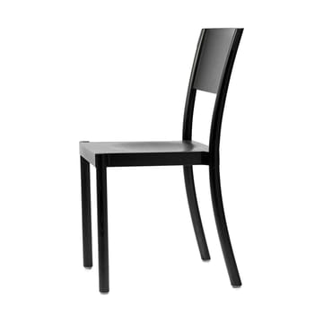 Silla Light & Easy - Fresno-teñido negro-asiento chapado - Gärsnäs