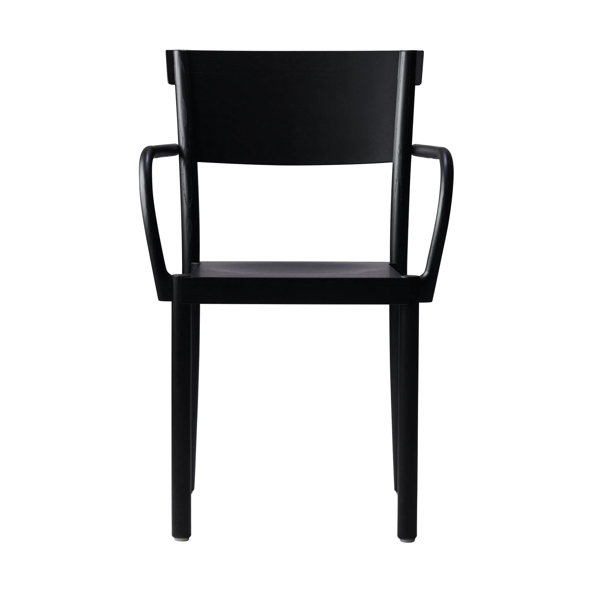 Silla Light & Easy, Fresno-teñido negro-asiento chapado Gärsnäs