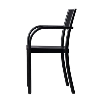 Silla Light & Easy - Fresno-teñido negro-asiento chapado - Gärsnäs