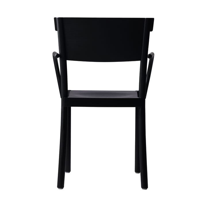 Silla Light & Easy - Fresno-teñido negro-asiento chapado - Gärsnäs