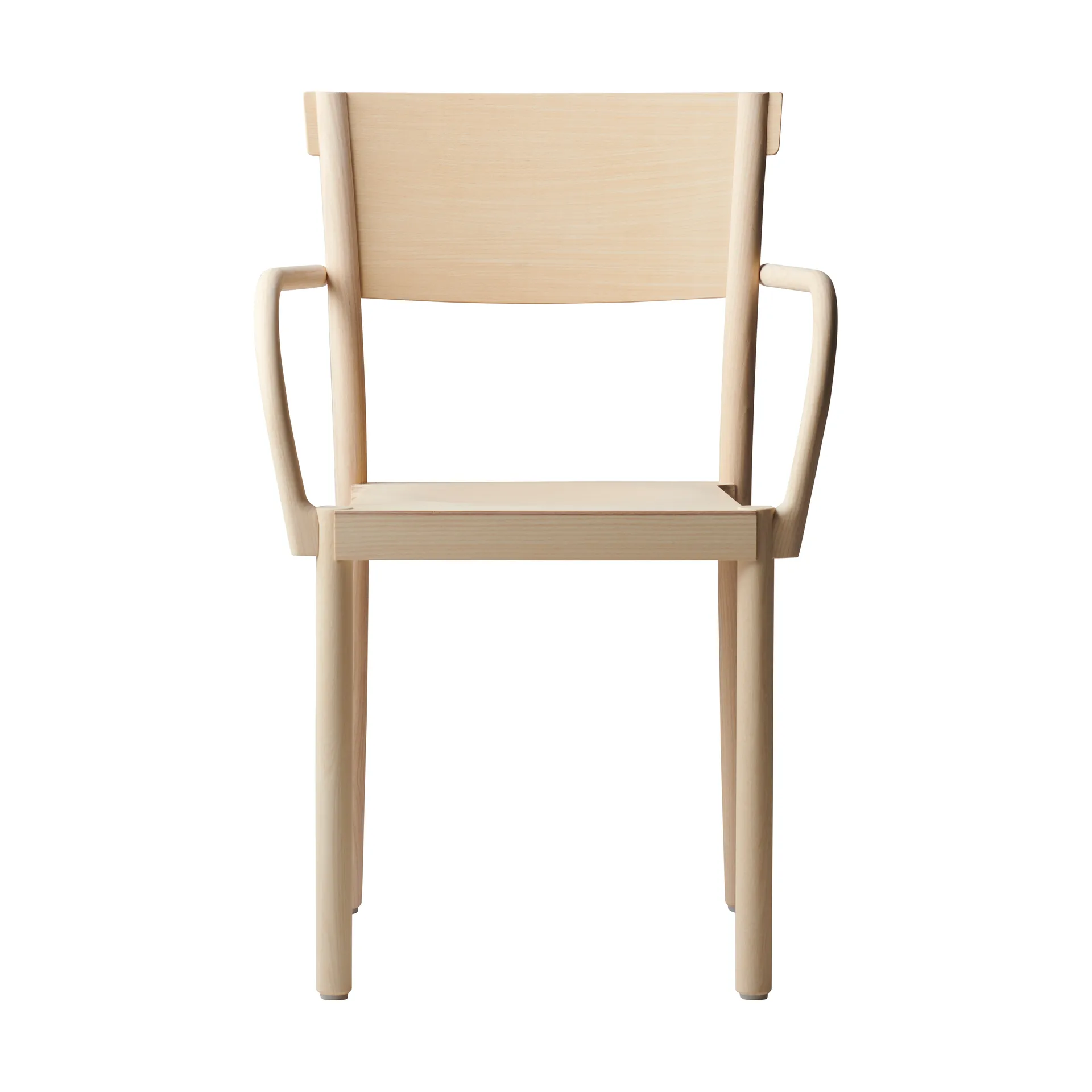 Silla Light & Easy, Fresno-white-asiento chapado Gärsnäs