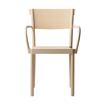 Silla Light & Easy - Fresno-white-asiento chapado - Gärsnäs