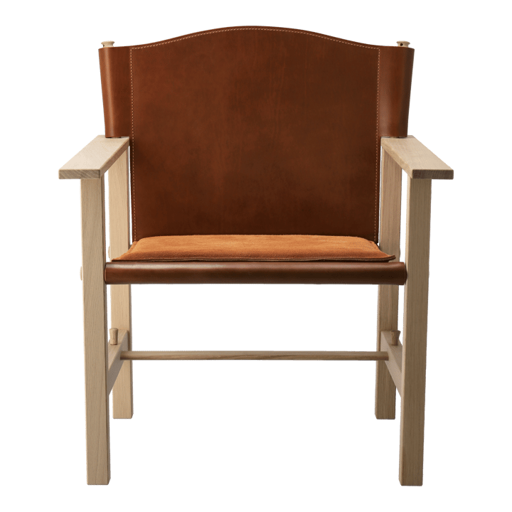 Sillón Ferdinand - Roble-sin tratar - cuero Tärnsjö cognac - Gärsnäs