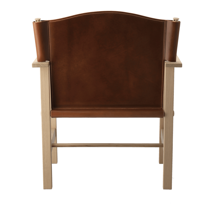 Sillón Ferdinand, Roble-sin tratar - cuero Tärnsjö cognac Gärsnäs