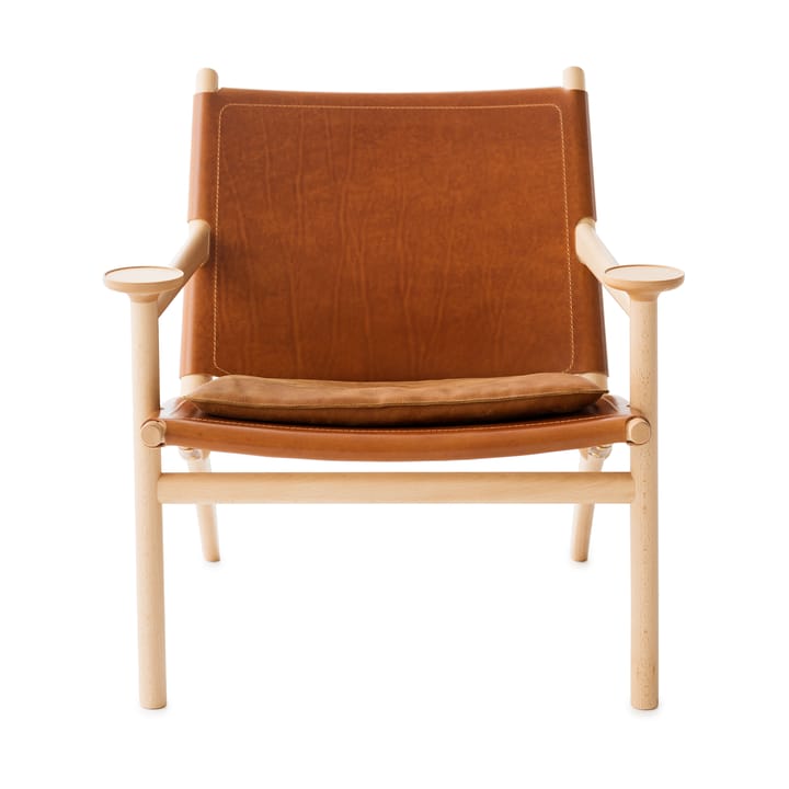 Sillón Hedwig, Haya-white-cuero Tärnsjö cognac Gärsnäs