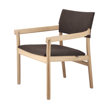 Sillón Vyn con respaldo tapizado - Monocoat natural-Lido 46 mole - Gärsnäs