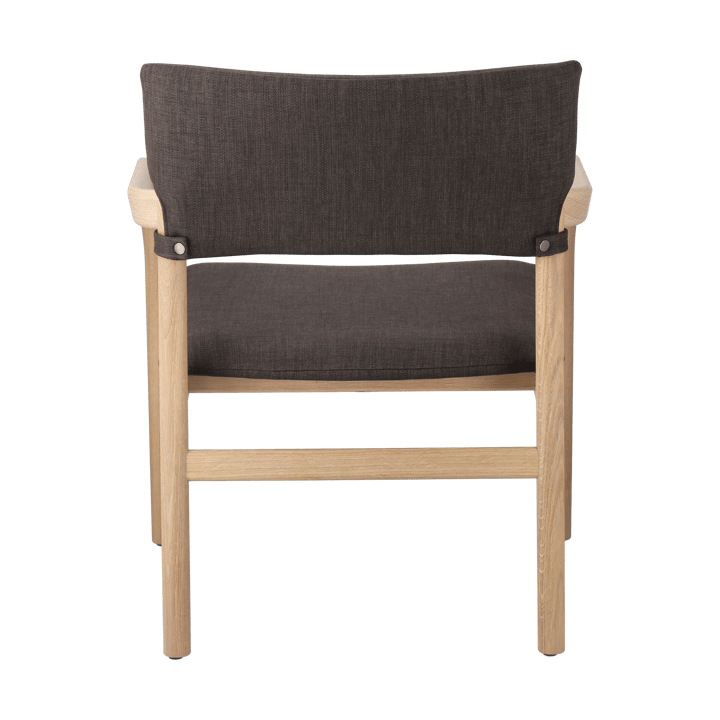 Sillón Vyn con respaldo tapizado - Monocoat natural-Lido 46 mole - Gärsnäs