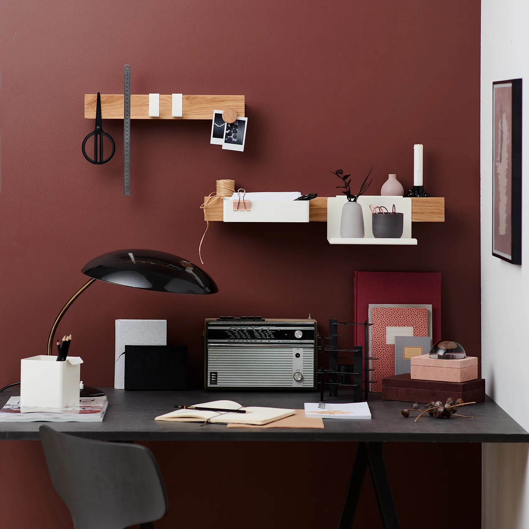 2 Botones para listón magnético Flex Button, roble Gejst