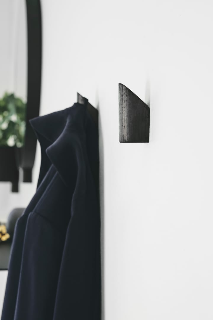2 Ganchos Kollage hook, negro-roble Gejst