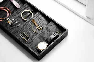 Bandeja de almacenamiento Duune organizer 4 - negro - Gejst