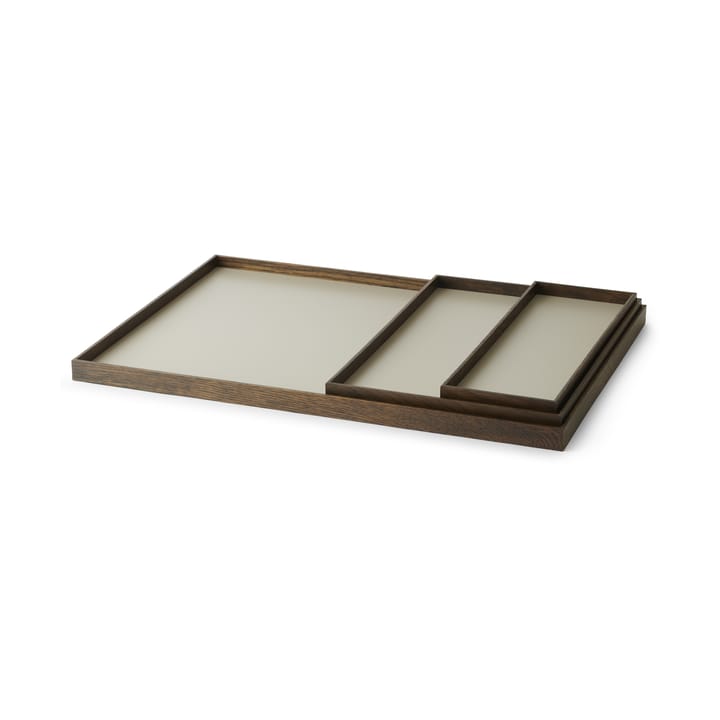 Bandeja Frame large 35,5x50,6 cm - Roble ahumado-gris - Gejst