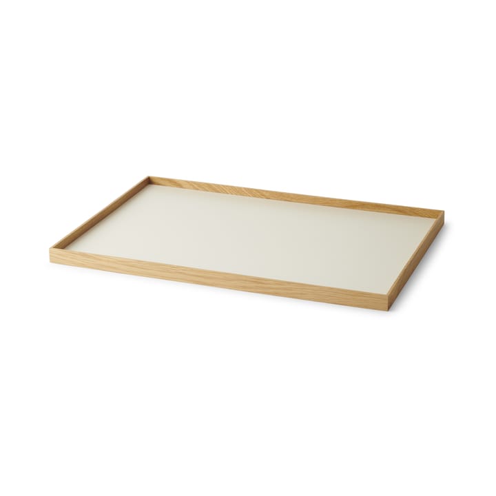 Bandeja Frame large 35,5x50,6 cm - Roble-beige - Gejst