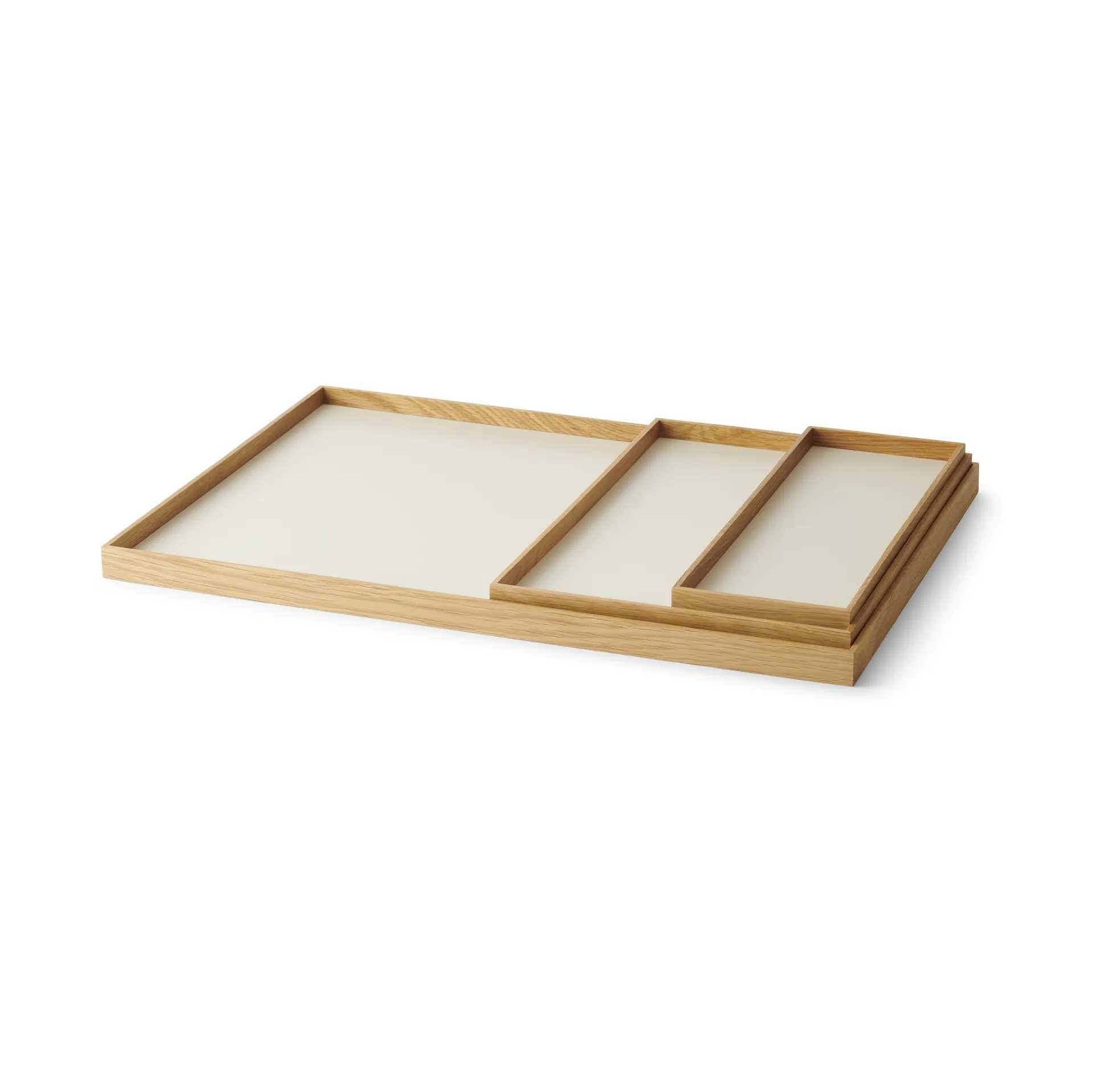 Bandeja Frame large 35,5x50,6 cm, Roble-beige Gejst