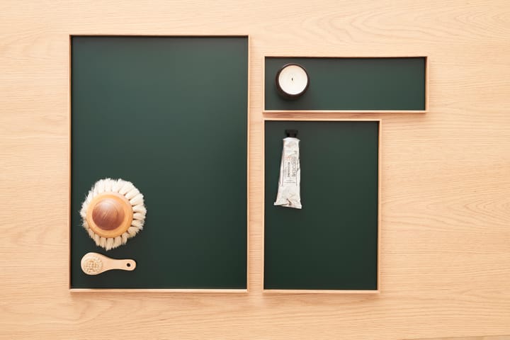 Bandeja Frame large 35,5x50,6 cm, Roble-verde Gejst