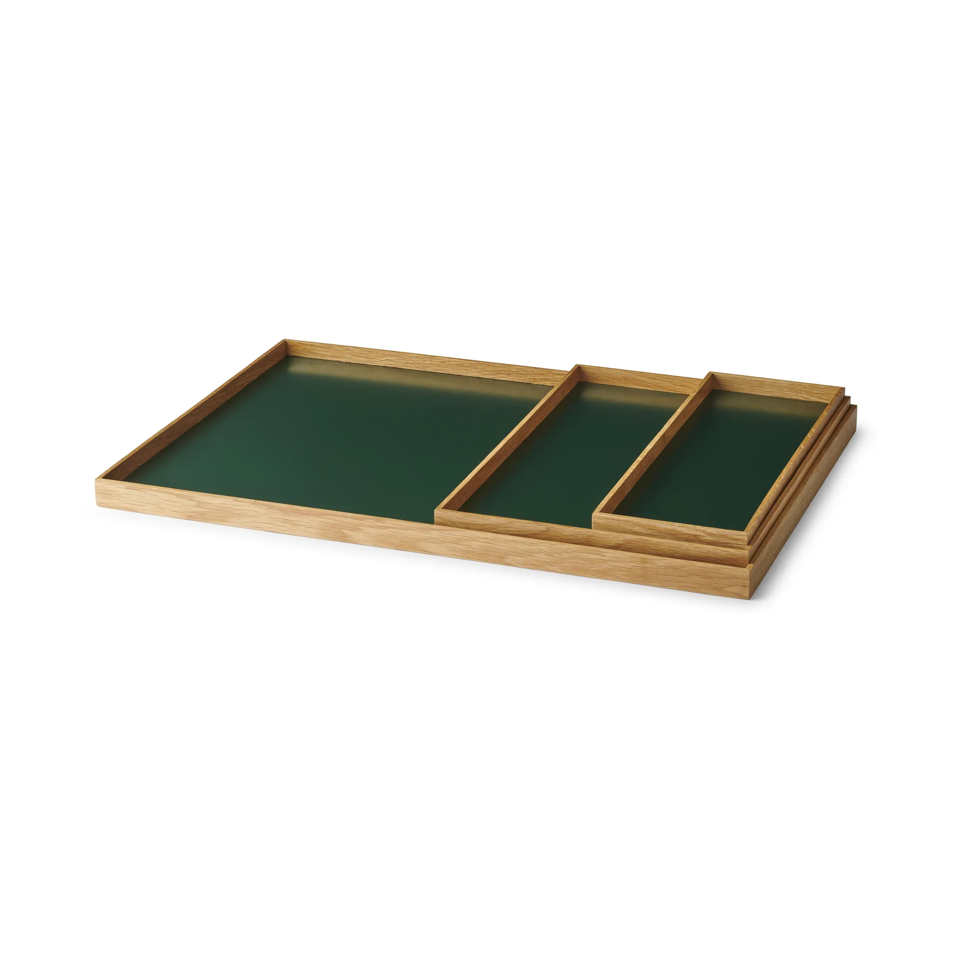 Bandeja Frame medium 23x34 cm, Roble-verde Gejst