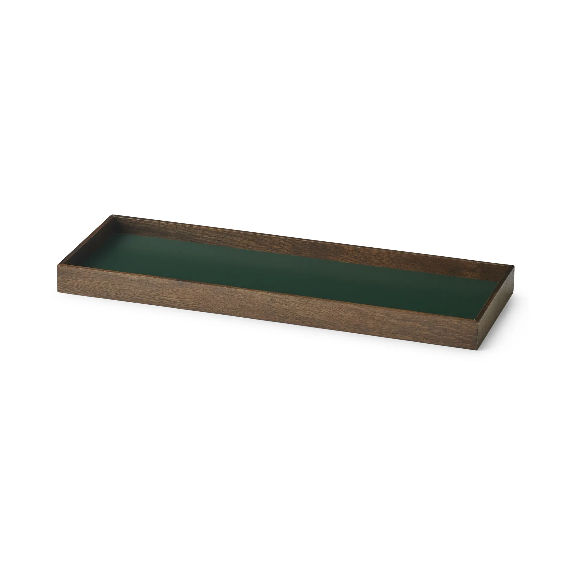 Bandeja Frame small 11x32,4 cm, Roble ahumado-verde Gejst