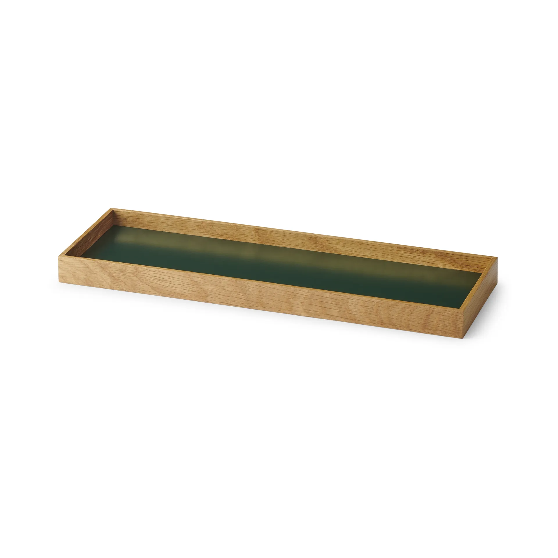 Bandeja Frame small 11x32,4 cm, Roble-verde Gejst