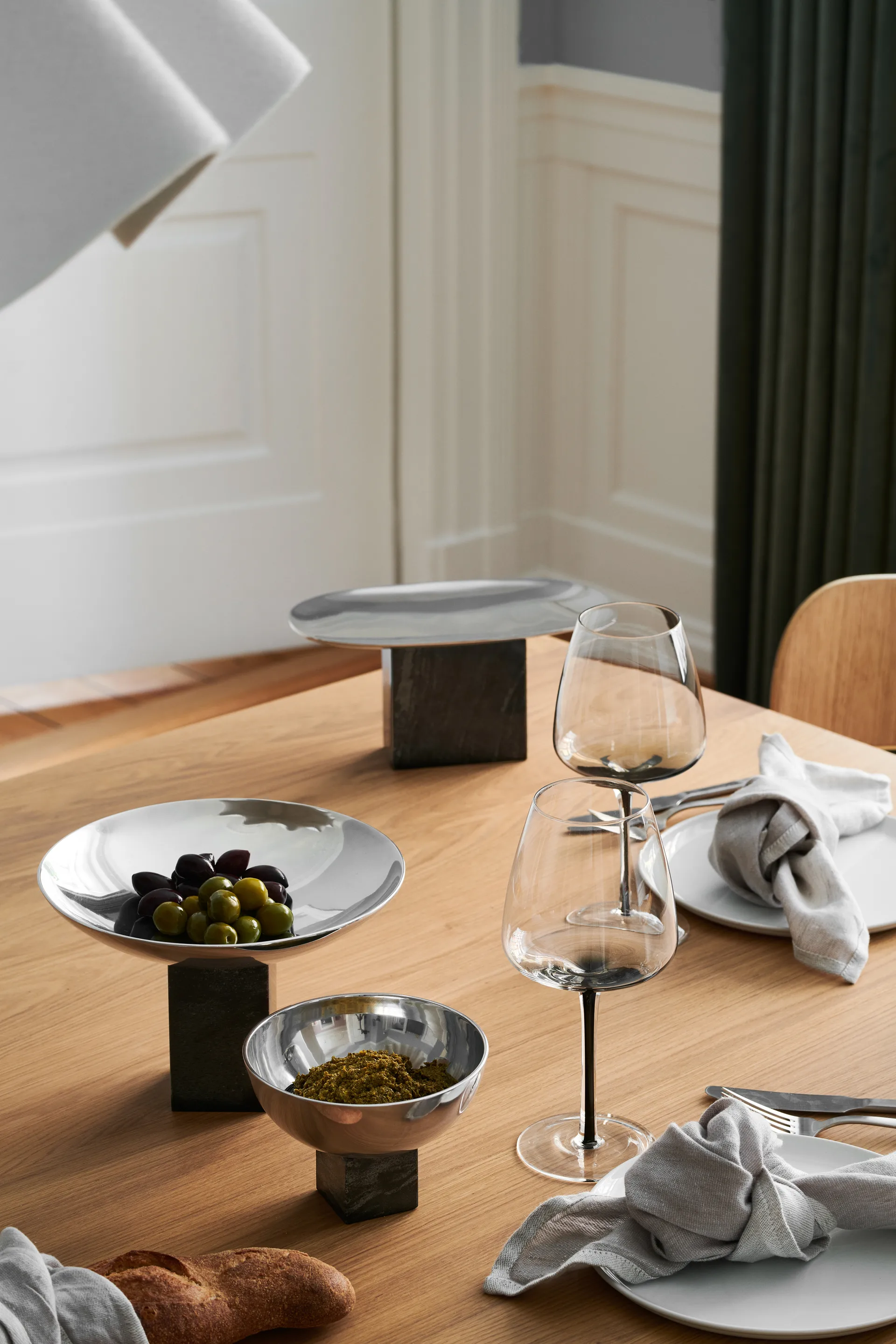 Bol Sapoto medium Ø22 cm, plata Gejst