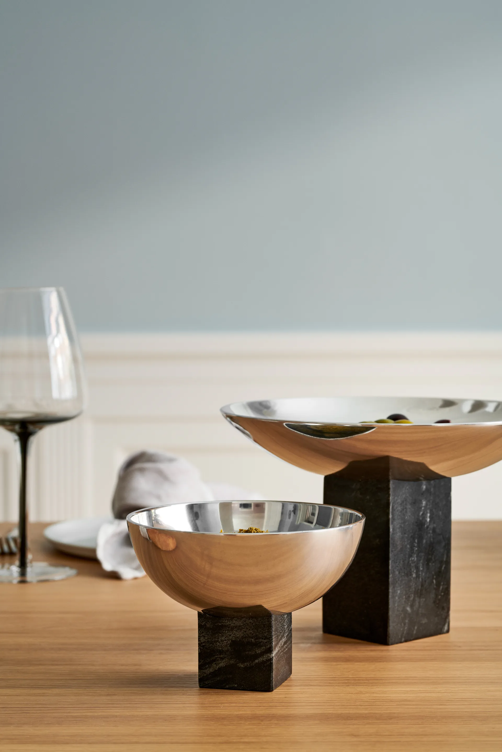 Bol Sapoto medium Ø22 cm, plata Gejst