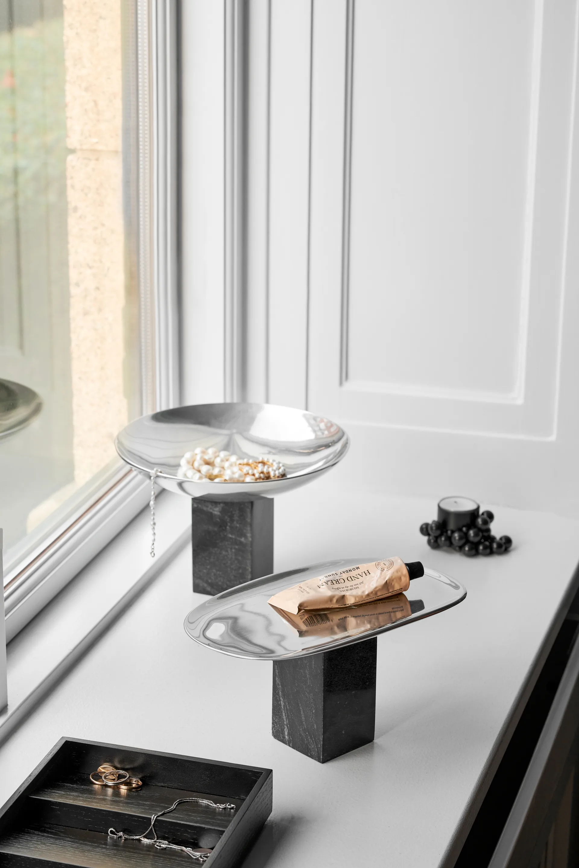 Bol Sapoto medium Ø22 cm, plata Gejst