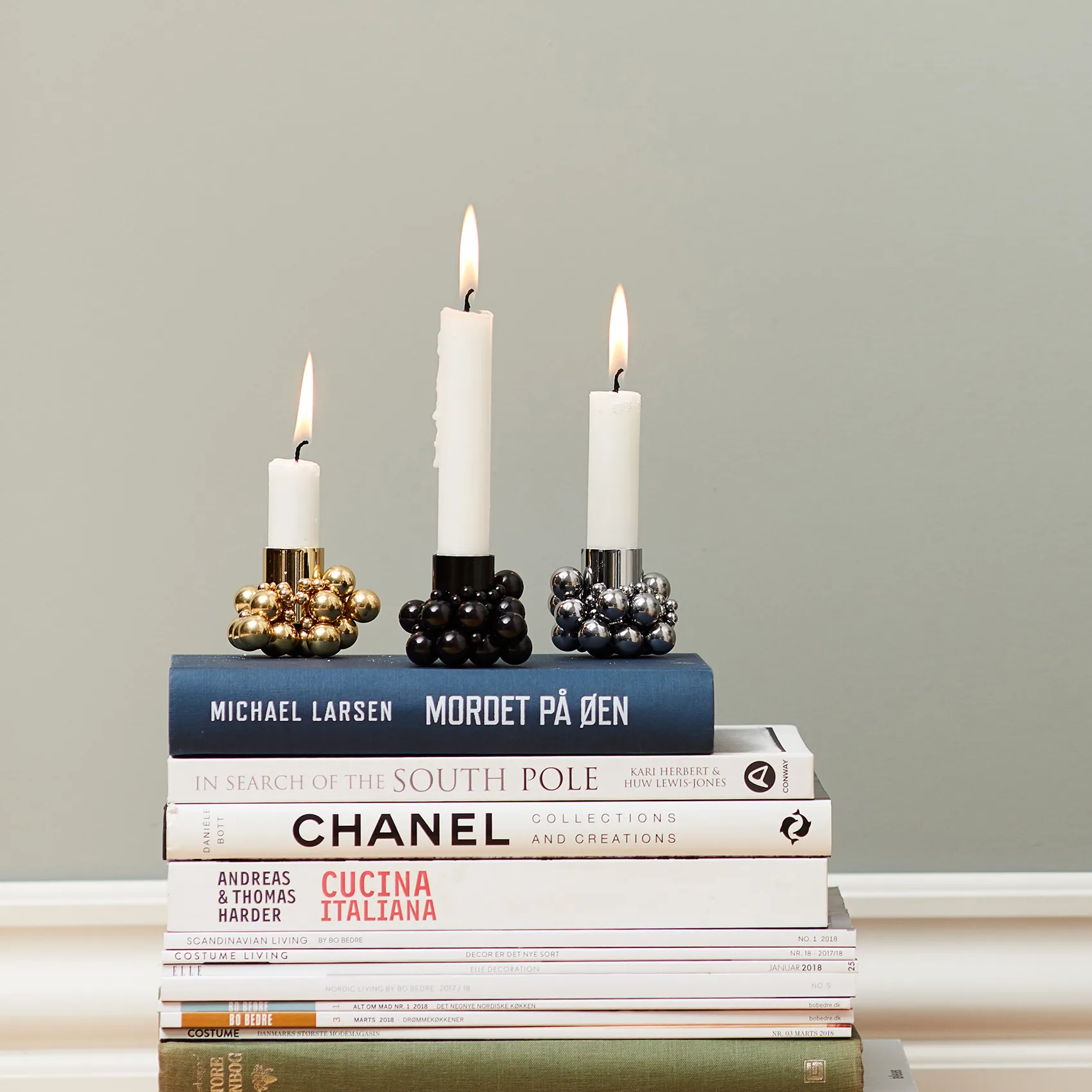 Candelabro Molekyl 1, Cromo Gejst