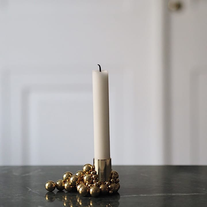 Candelabro Molekyl 1, latón Gejst