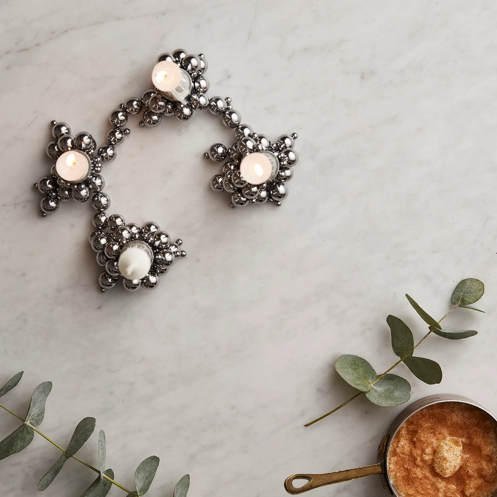 Candelabro Molekyl 4, Cromo Gejst